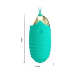 PRETTY LOVE - JESSICA Dream chaser 3, Green, Wireless remote control 12 vibration functions - obrazek 4