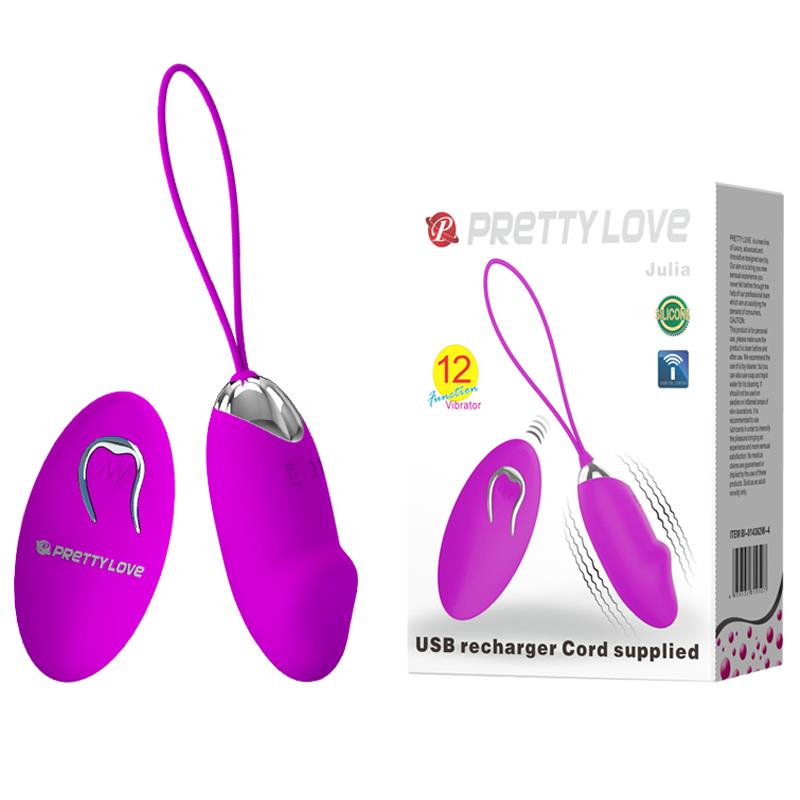 BI-014362W-4 PRETTY LOVE -JULIA, 12 vibration functions Wireless remote control - obrazek 1