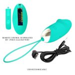PRETTY LOVE - JULIA Dream chaser 2, Green, Wireless remote control 12 vibration functions - obrazek 6