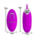 PRETTY LOVE -JULIA, 12 vibration functions Wireless remote control - obrazek 6