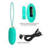 PRETTY LOVE - JENNY Dream chaser 1, Green, Wireless remote control 12 vibration functions - obrazek 6