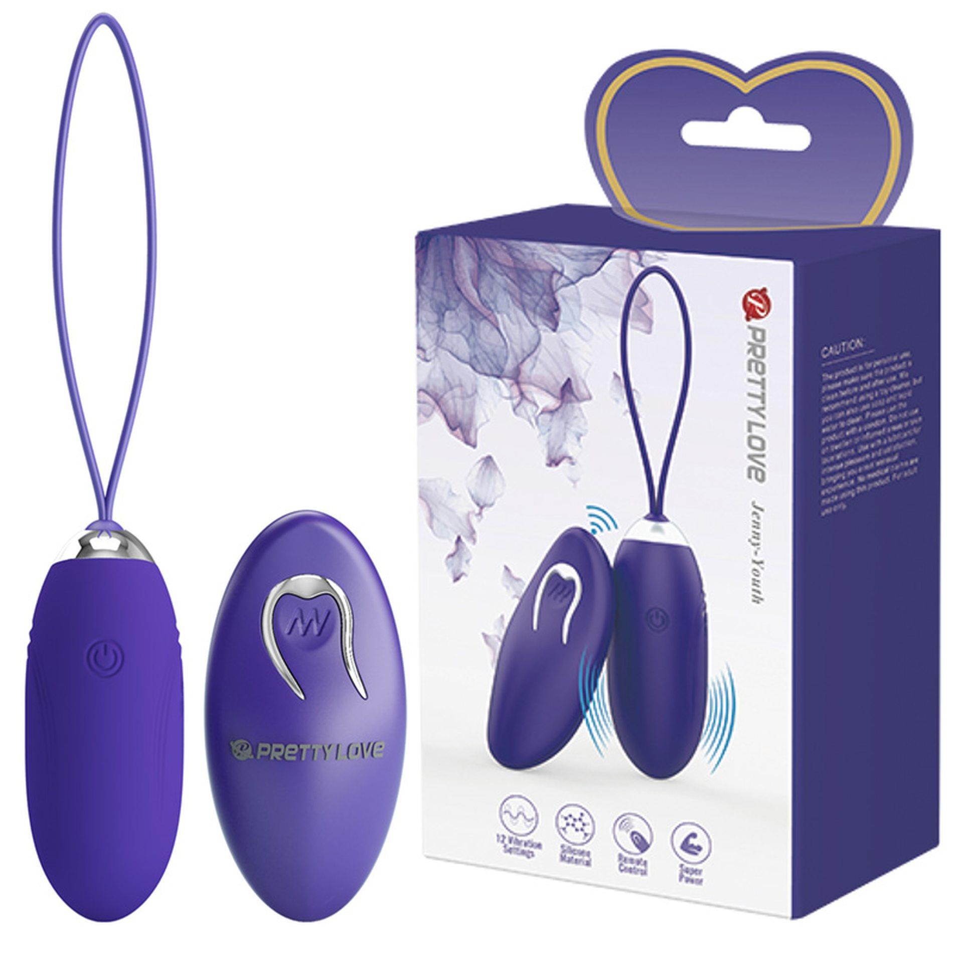 BI-014362W-9L PRETTY LOVE - Jenny - Youth, Wireless remote control 12 vibration functions - obrazek 1