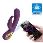 PRETTY LOVE - Liam purple, 12 vibration functions Mobile APP Long-distance Control - obrazek 6