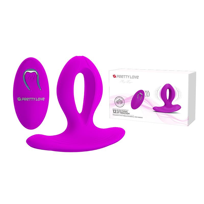 BI-014479W PRETTY LOVE - MAGIC FINGERS, 12 vibration functions Memory function Wireless remote control - obrazek 1