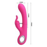PRETTY LOVE - CARINA, PINK, USB, 7 function - obrazek 5