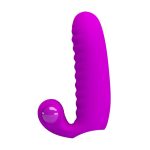 PRETTY LOVE - Abbott Double finger silicone Vibrator - obrazek 4