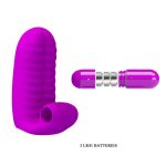 PRETTY LOVE - Abbott Double finger silicone Vibrator - obrazek 6