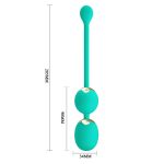 PRETTY LOVE - LECHIES  Dream chaser 5, Green, Wireless remote control 12 vibration functions Memory function - obrazek 5