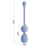 PRETTY LOVE - WILLIE Dream chaser 6, Blue, Wireless remote control 12 vibration functions Memory function - obrazek 5