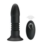 MR PLAY - VIBRATING ANAL PLUG 4 vibrations 4 thrusting Remote Control - obrazek 2