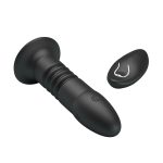 MR PLAY - VIBRATING ANAL PLUG 4 vibrations 4 thrusting Remote Control - obrazek 3