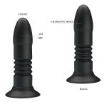MR PLAY - VIBRATING ANAL PLUG 4 vibrations 4 thrusting Remote Control - obrazek 4
