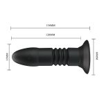 MR PLAY - VIBRATING ANAL PLUG 4 vibrations 4 thrusting Remote Control - obrazek 6