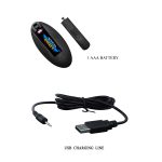 MR PLAY - VIBRATING ANAL PLUG 4 vibrations 4 thrusting Remote Control - obrazek 7