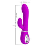 PRETTY LOVE - TERNENCE USB PURPLE 4 rot. 12 vibration - obrazek 6