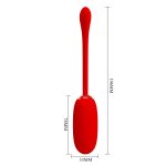 PRETTY LOVE - JULIUS EGG Red 12 function vibrations - obrazek 10