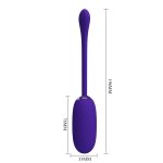 PRETTY LOVE - JULIUS EGG Purple 12 function vibrations - obrazek 10