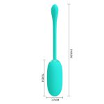PRETTY LOVE - JULIUS EGG Green 12 function vibrations - obrazek 10