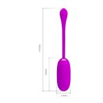 PRETTY LOVE - JULIUS EGG RED PINK 12 function vibrations - obrazek 3