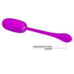 PRETTY LOVE - JULIUS EGG RED PINK 12 function vibrations - obrazek 4