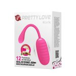 PRETTY LOVE - KIRK EGG Pink 12 function vibrations - obrazek 8