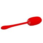 PRETTY LOVE - KIRK EGG Red 12 function vibrations - obrazek 6