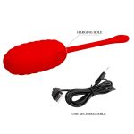 PRETTY LOVE - KIRK EGG Red 12 function vibrations - obrazek 11