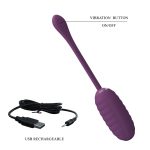 PRETTY LOVE - CASPER Purple 12 vibration functions Mobile APP remote control - obrazek 6