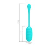 PRETTY LOVE - KIRK EGG Blue 12 function vibrations - obrazek 4