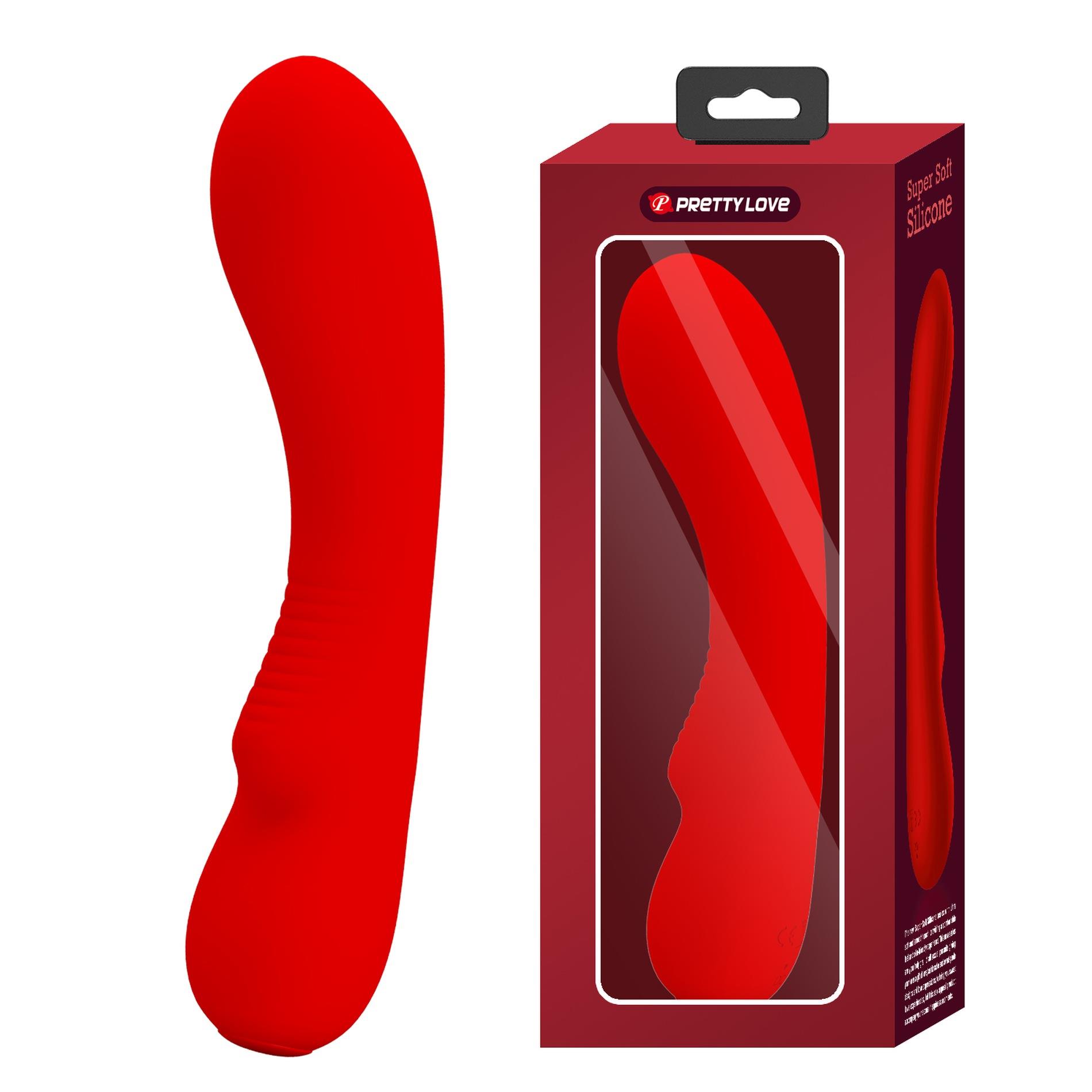 BI-014667-2 PRETTY LOVE - Matt Red 12 vibration functions Memory function - obrazek 1