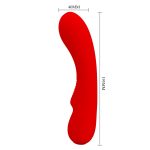 PRETTY LOVE - Matt Red 12 vibration functions Memory function - obrazek 11