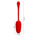 PRETTY LOVE - MARINA EGG Red 12 vibration functions - obrazek 10