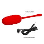 PRETTY LOVE - MARINA EGG Red 12 vibration functions - obrazek 12