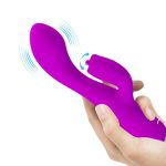 PRETTY LOVE - GLORIA Purple, 12 vibration functions 3 pulse wave settings Memory function - obrazek 2