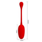 PRETTY LOVE - KNUCKER Red, 12 vibration functions Memory function - obrazek 10