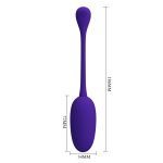 PRETTY LOVE - KNUCKER Purple, 12 vibration functions Memory function - obrazek 10
