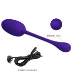 PRETTY LOVE - KNUCKER Purple, 12 vibration functions Memory function - obrazek 12