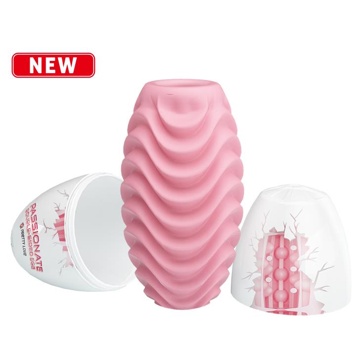 BI-014832-1 PRETTY LOVE - Passionate Double-Sided Egg pink - obrazek 1