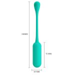 PRETTY LOVE - LECHIES  Dream chaser 5, Green, Wireless remote control 12 vibration functions Memory function - obrazek 7