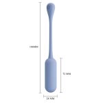 PRETTY LOVE - LECHIES  Dream chaser 5, Blue, Wireless remote control 12 vibration functions Memory function - obrazek 6