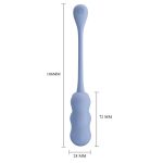 PRETTY LOVE - LESHY Dream Chaser 4, Blue, 12 vibration functions Wireless remote control - obrazek 7