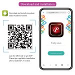 PRETTY LOVE - Nymph, 12 vibration functions Mobile APP Long-distance Control, ABS, 1 AAA battery - obrazek 10