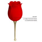 PRETTY LOVE - Rose Lover, 12 vibration functions 12 licking settings - obrazek 6