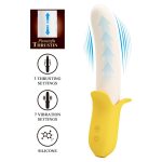 PRETTY LOVE - Banana Greek, 7 vibration functions 3 thrusting settings - obrazek 2