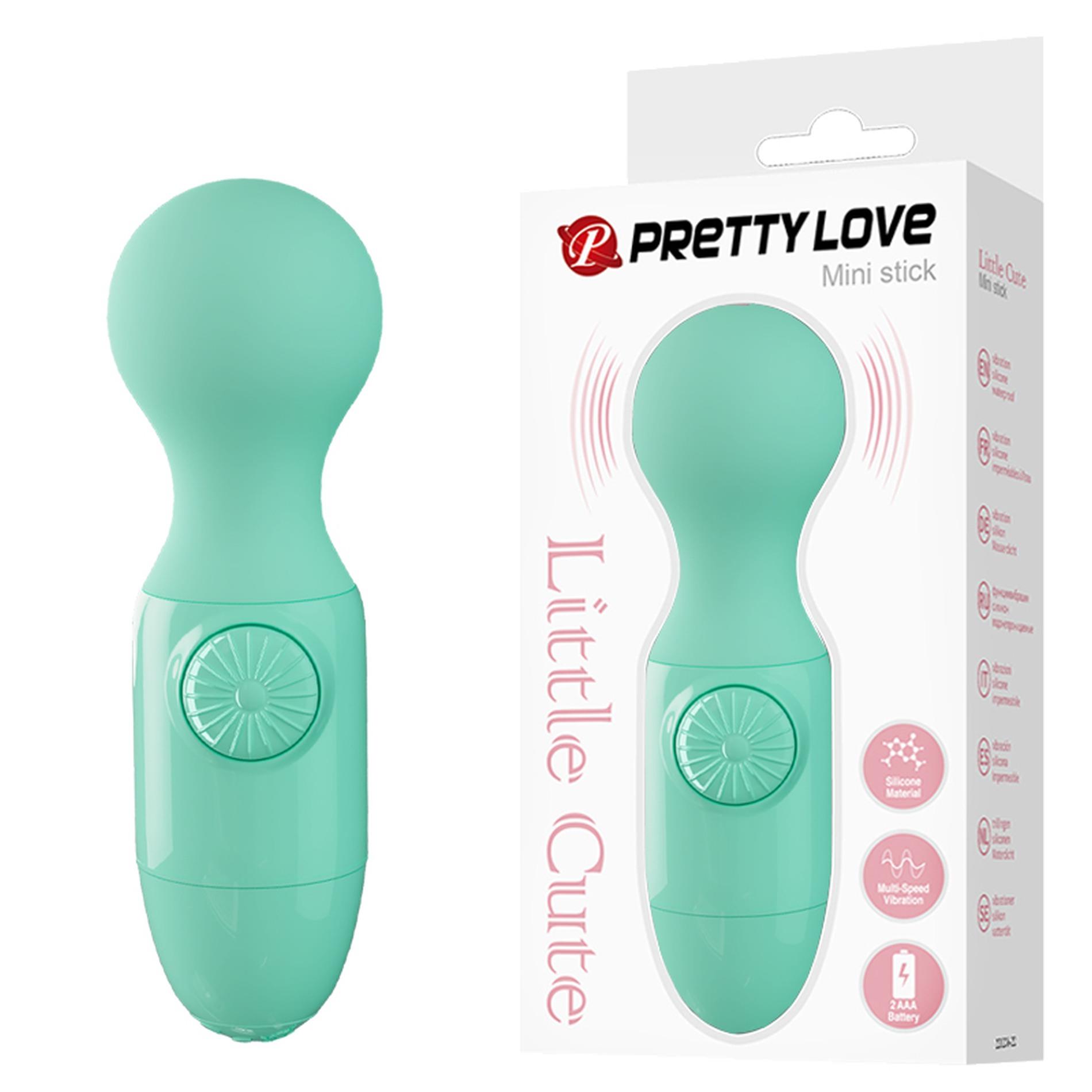 BI-014998-2 PRETTY LOVE - Mini stick Light Green, Little Cute Vibration - obrazek 1