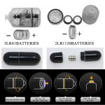 PRETTY LOVE - PENIS SLEEVE WITH BALL STRAP vibration BLACK - obrazek 9