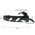 PRETTY LOVE - PENIS SLEEVE WITH BALL STRAP vibration - obrazek 3
