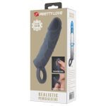 PRETTY LOVE - Realistic Penis Sleeve, TPR - obrazek 12