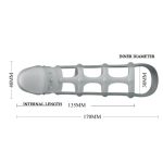 PRETTY LOVE - Penis Sleeve with Ball Strap - obrazek 6