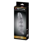 PRETTY LOVE - Penis Sleeve with Ball Strap - obrazek 7